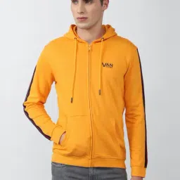 Van Heusen Yellow Regular Fit Hooded Sweatshirts-28