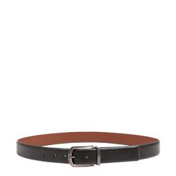 Hidesign Black Leather Waist Belt for Men-image-14