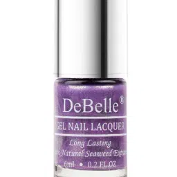 DeBelle Gel Nail Lacquer Hello Hannaah (Light Purple with Gold Micro Shimmer) - 6 ml-41