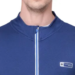 Van Heusen Performance Regular Fit Swift Dry Odour Shield Solid Jacket - Blue image 4