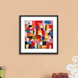 999store Multicolor Abstract Pattern Poster image 1