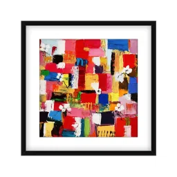 999store Multicolor Abstract Pattern Poster image 2