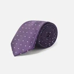 Allen Solly Purple Embroidered Formal Tie-picture-14