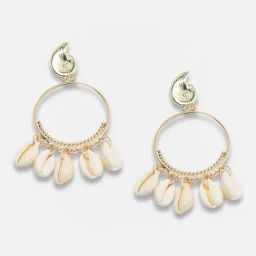 Sohi Gold Plated Party Designer Stone Drop Earrings-image-94