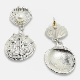 Sohi Silver Plated Party Designer Stone Drop Earrings-13