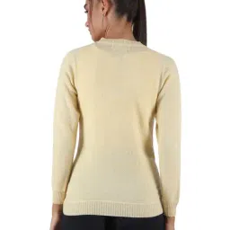 Monte Carlo Light Beige Wool Open Front Cardigan image 2