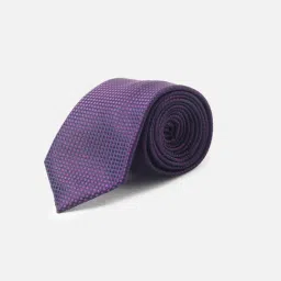 Allen Solly Purple Embroidered Formal Tie-picture-24