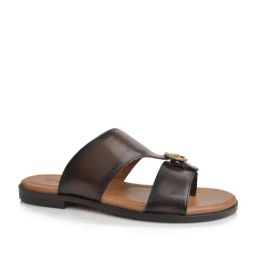 Language Shoes Men's Viper Brown Toe Ring Sandals-image-88