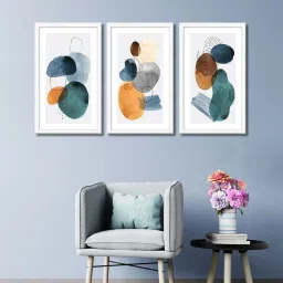 999store Multicolor Abstract Canvas Painting image 1