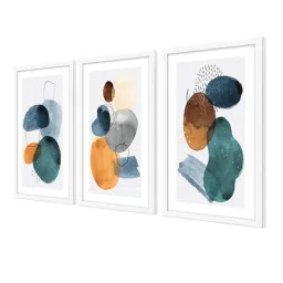 999store Multicolor Abstract Canvas Painting image 3