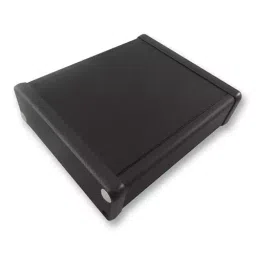 HAMMOND Metal Enclosures BOX, BLACK, ALUMINIUM END PLATE, 1455L1201BK-image-45