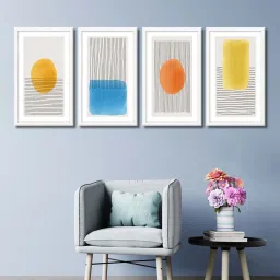 999store Multicolor Abstract Canvas image 1