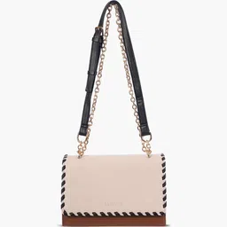 LA ELLORE Leather Structured Shoulder Bag-28
