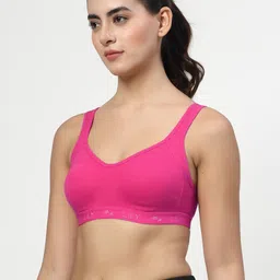 LILY Pack Of 2Full Coverage Non Padded SeamlessSports Bra image 4