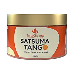 EcstaCBeauty Satsuma Tango Vitamin C Face & Body Scrub For Tan Removal - 250 g-14