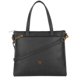 Baggit Misho Byron Black PU Solid Tote Handbag-40