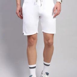 Monte Carlo White Regular Fit Printed Shorts-picture-35