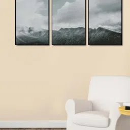 999store Grey Printed Cycle Paintings - Set of 3 image 1