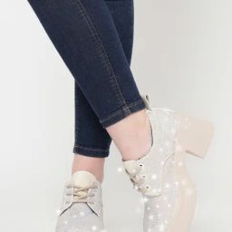 Truffle Collection Women's Beige Derby Shoes-image-91