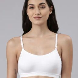 Dollar Missy White Cotton Seamless Bra-picture-18