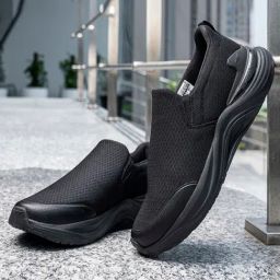 Red Tape Men's Black Walking Shoes-image-87