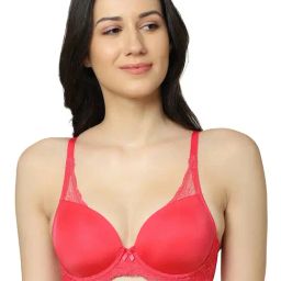 Triumph Pink Full Coverage Everyday Bra-picture-24