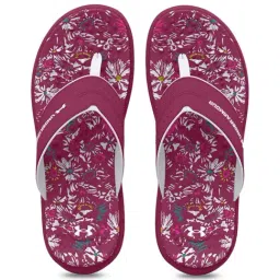 Under Armour Women's Ignite Pro Purple Flip Flops-image-72