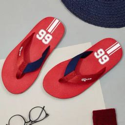 Duke Men's Red Flip Flops-image-83