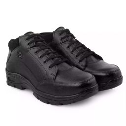 Enrich Field Steel Toe Safety Shoe Genuine Leather High Ankle Size UK 9 Black, SGS1137BK-image-71