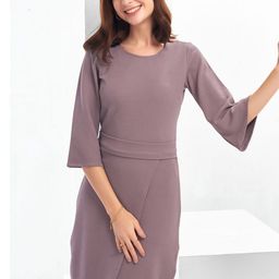 Selvia Sheath Midi Dress-image-18
