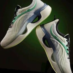 Asian Men's Off White Running Shoes-image-13