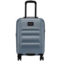 CALVIN KLEIN IMAGINE Blue 8 wheels Small Hard Cabin Trolley Bag-image-45