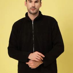 Rigo Black Polyester Loose fit Jacket-image-57