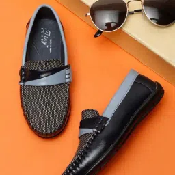 Tiny Bugs Kids Grey Casual Loafers-picture-8