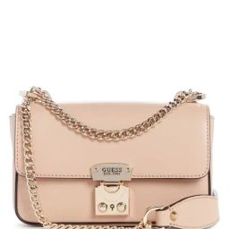 GUESS Light Beige ELIETTE Mini Cross Body Bag-44