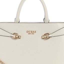 GUESS PU Structured Satchel with Applique image 5