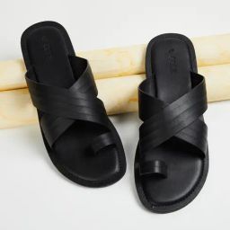 Code by Lifestyle Men's Black Toe Ring Sandals-image-26