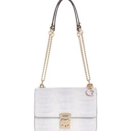 GUESS Lavender ELIETTE Animal Effect Medium Shoulder Bag-image-23