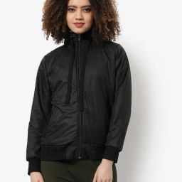 Campus Sutra Black Regular Fit Bomber Jacket-picture-30