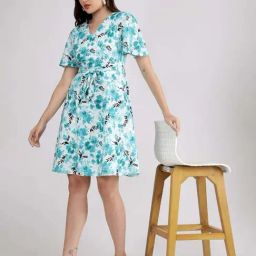 SALT Attire Multicolord Floral Dress-image-29