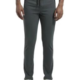 Jockey 9510 Grey Super Combed Cotton Rich Trackpants with Side & Back Pockets-image-11