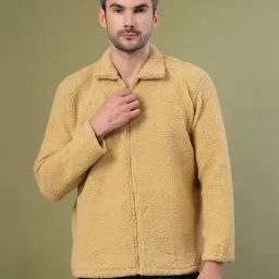 Rigo Cream Polyester Loose fit Jacket-image-19