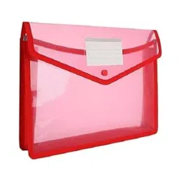 FEDUS Document Holder Bag with Snap Button Red-41