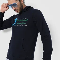 Campus Sutra Men Typography Printed Hooded Sweatshirt-picture-37