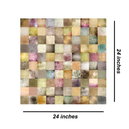 999store Multicolor Abstract Canvas Square Office Painting image 5