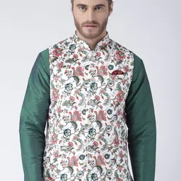 Hangup Men Printed Nehru Jackets-picture-16