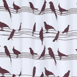 Dekor World Brown Set of 2 Window Curtain image 4