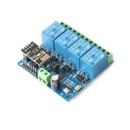 ESP8266 ESP-01 12V 4 Channels WiFi Relay, Module Things Smart, Home Remote Control, Switch - RS4057ESP8266 ESP-01 12V 4 Channels WiFi Relay, Module Things Smart, Home Remote Control, Switch - RS4057 image 1