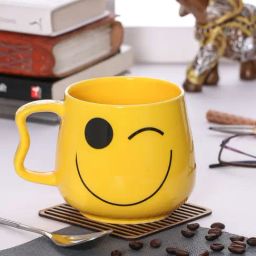 JCPL Yellow Ceramic Milk & Coffee Mug (0.33L) - Set of 1-15