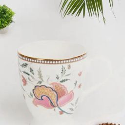 Fabindia Home Zoya Floral Multicolor Ceramic Mug (380 ml)-29